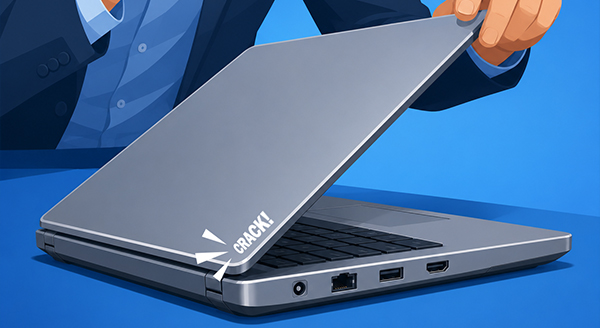 You are currently viewing That Cracking Sound When You Open Your Laptop Is Not Normal